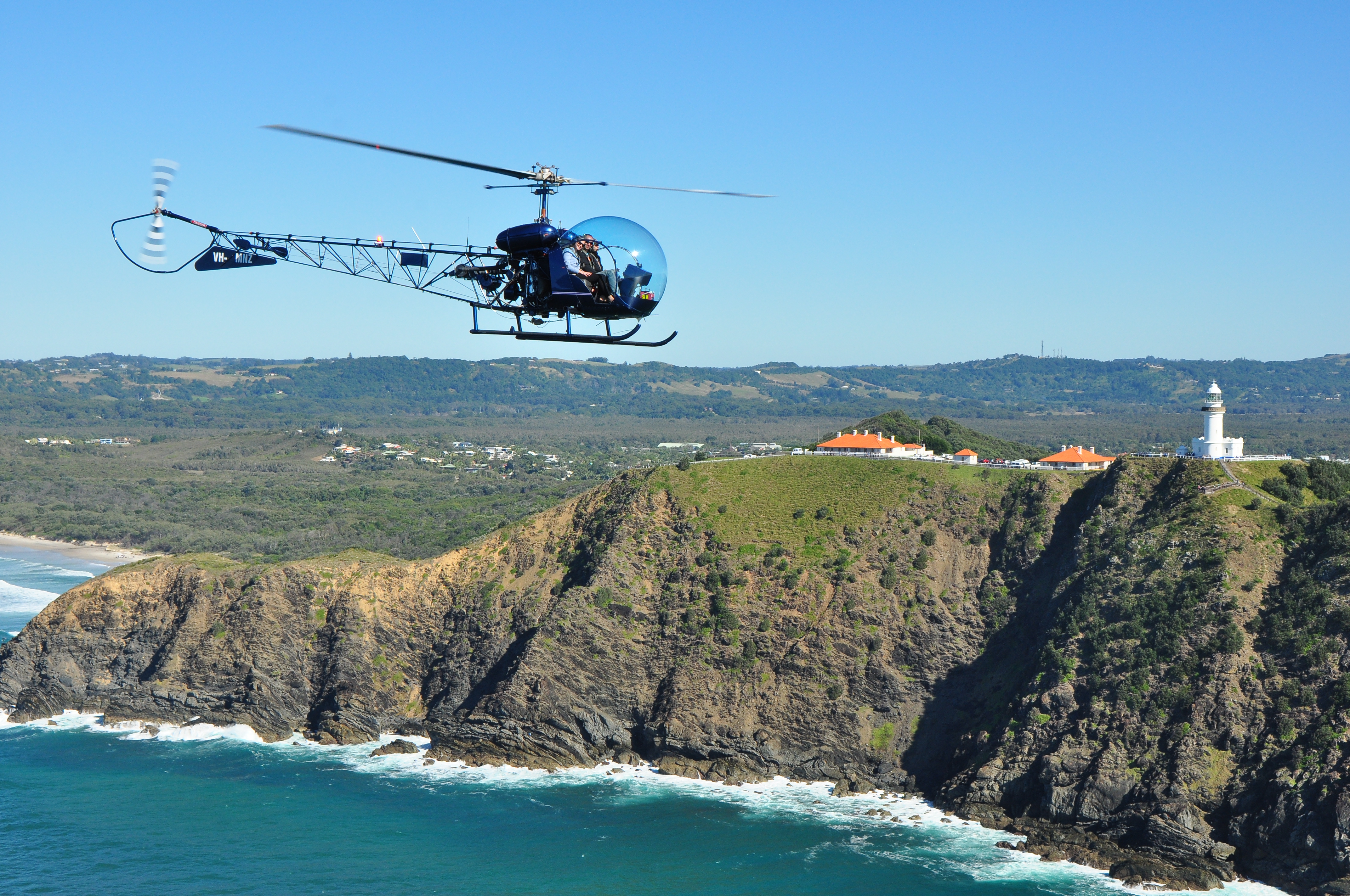 helicopter tour central coast